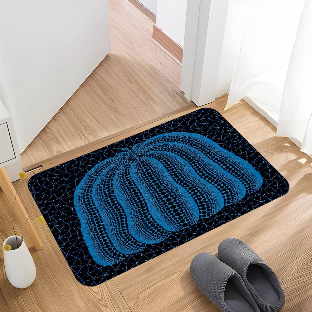 Yellow Dots Yayoi Kusama Bathroom Mat Kids Room Bedroom Decoration Balcony Anti-Slip Doormat Living Room Bedside Area Rugs