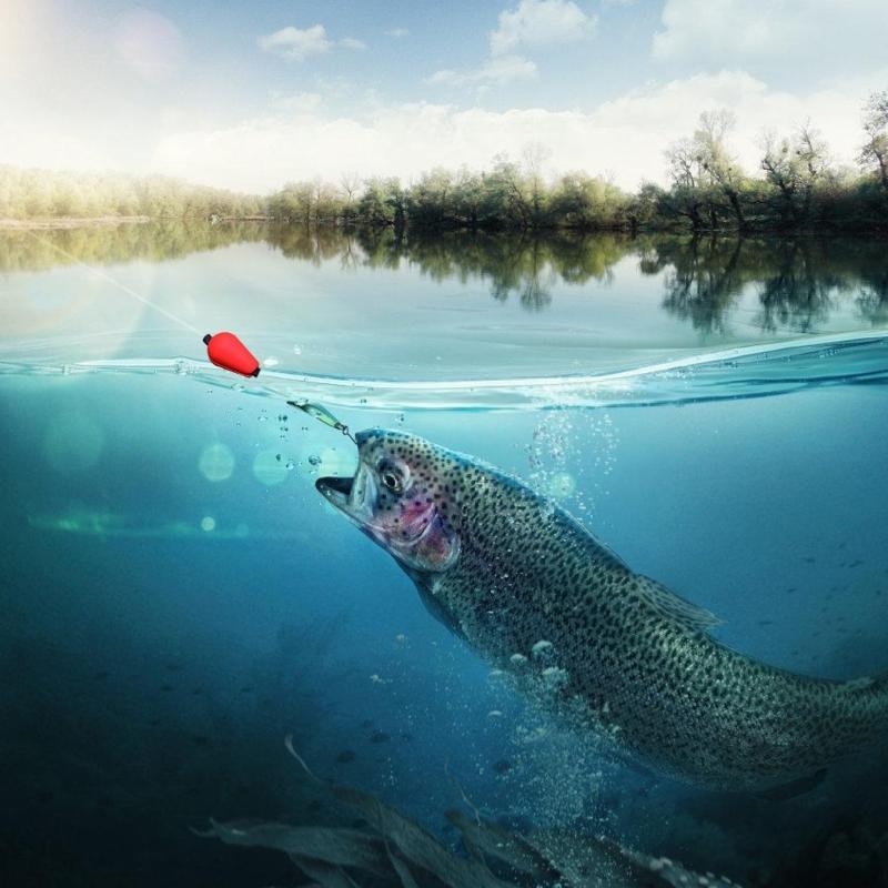 5pcs Fly Fishing Floats Floating Bobbers Water Droplets Indicators Fishing Bobbers Fishing Accessory Strikes Indicators