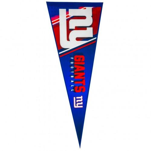 New York Giants Flâmula de feltro clássica One Size vermelho/azul