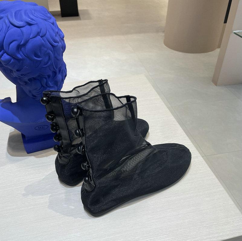 

Модные белые дышащие сетчатые туфли-балетки с круглым носком, короткие ботильоны, крутые ботинки, повседневные туфли Мэри Джейн для женщин 40 чёрный