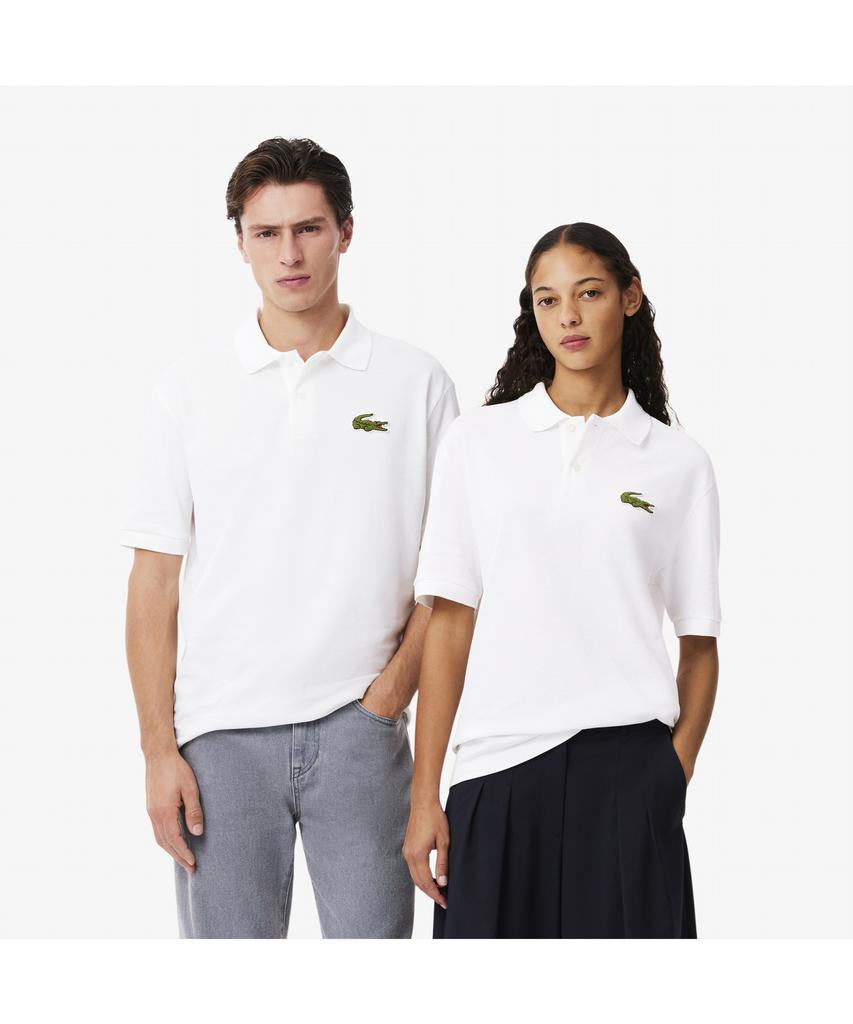 LACOSTE Men'S Boucle Branding Loose Fit Short Sleeve Polo Shirt Ph2751-55G 001