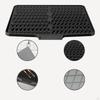 Dish Drainer Mat Silicone Pad for Refrigerator and Under Sink Use