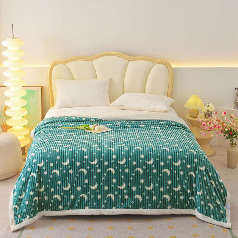 

LISM Double-Layer Sherpa Fleece Warm Blanket