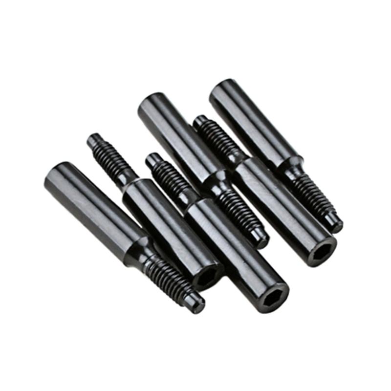 6 Pieces Bridge Tremolo Saddles Screws for Floyd-Rose Practical String Locking Screws Black Metal Screws Easy to Use