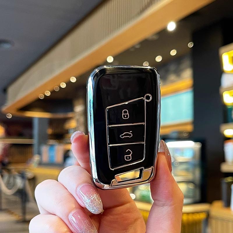 

Чехол для автомобильного ключа Volkswagen Santana для Sagitar, Lavida, Tiguan, Bora, Polo, Golf — Tanyue, Tuyue Shell