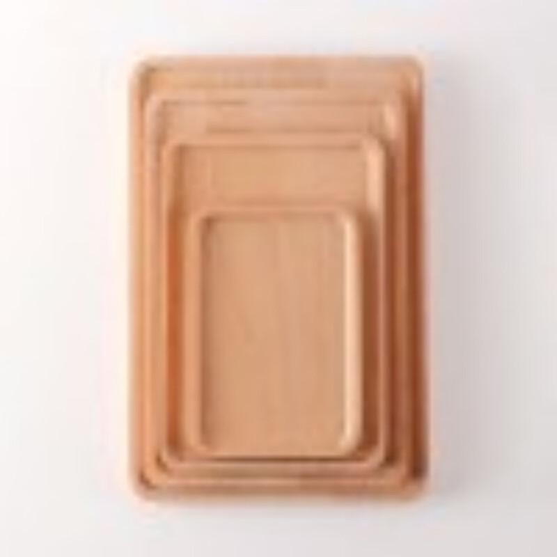 ZISIZ Solid Beech Wood Serving Tray