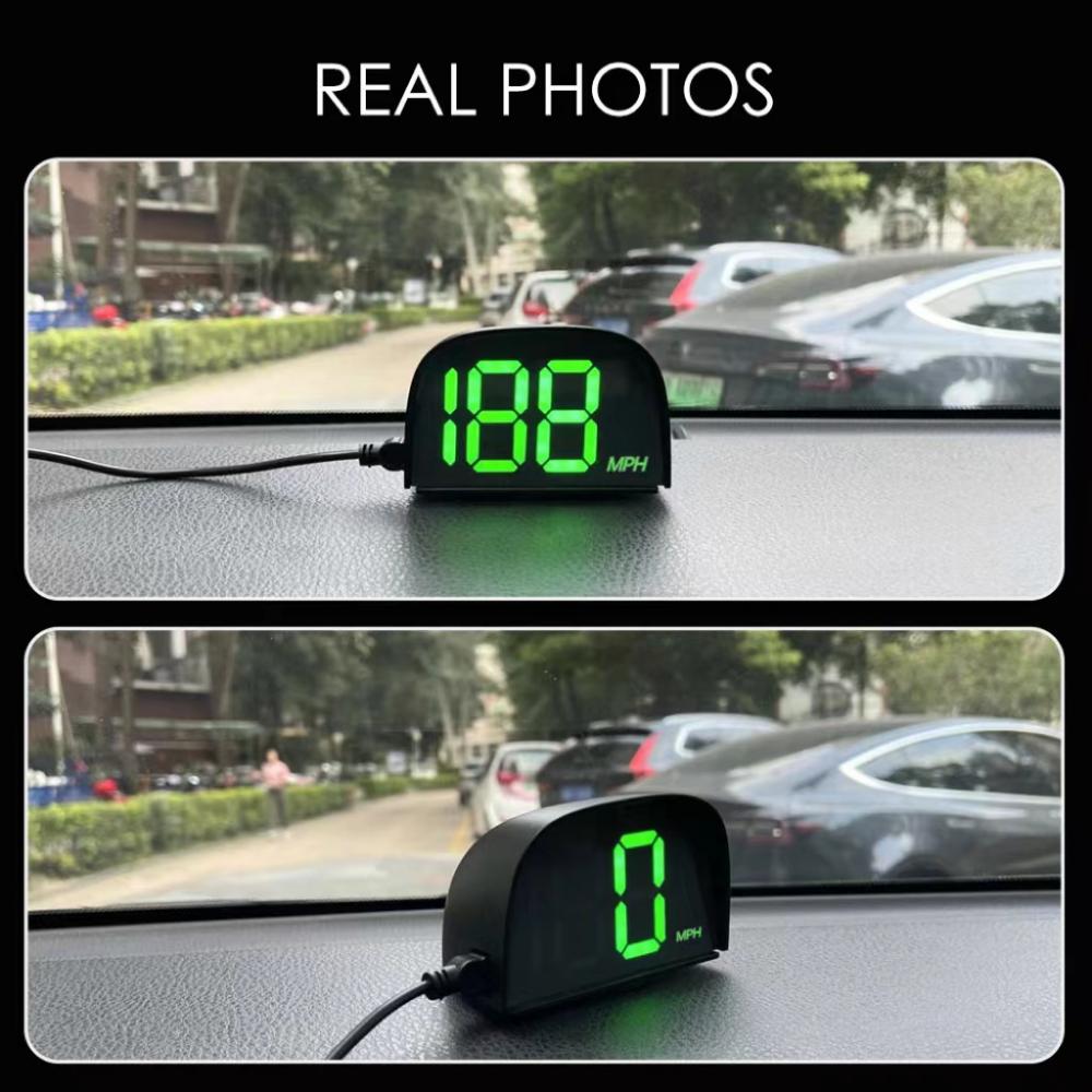New HUD GPS Head Up Display Speedometer Odometer Car Digital Speed MPH Universal