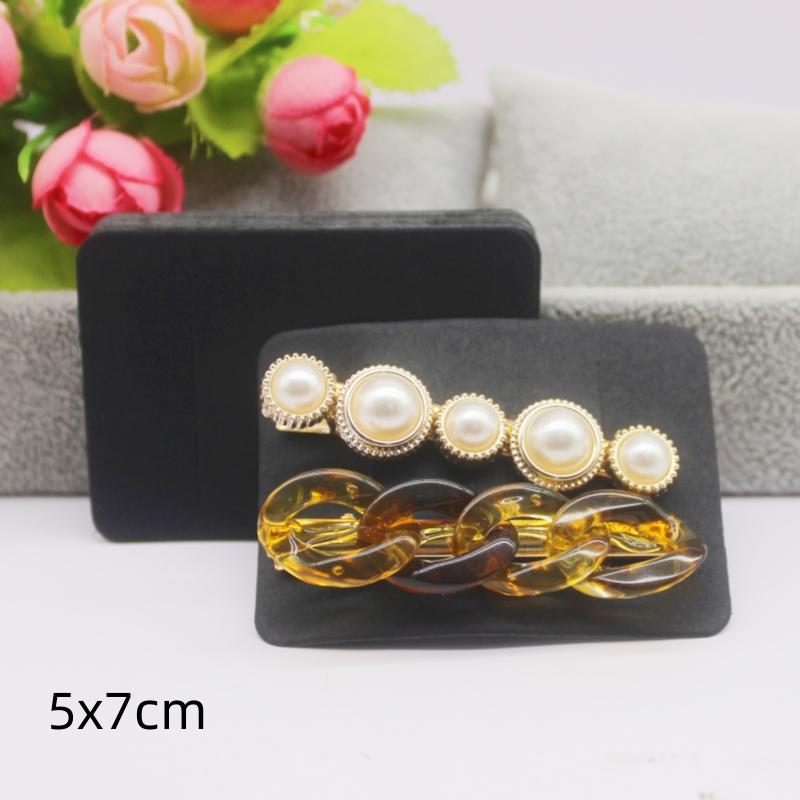 Lot de 50 cartes multi-formats en papier blanc/kraft, pour boucles d'oreilles, colliers et bijoux