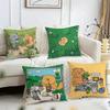 Cute Bear Cushion Cover Reversible Plush Pillow Cover – For Car, Sofa, Bedroom, Perfect As a Gift.
