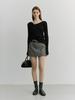 Deonseuteu 2-Way Shirring Knit Top_Udsw6A204_Black