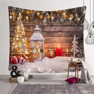 Tapeçaria de reação uv ins coleção de natal tapeçaria de casa tapeçaria tapeçaria fluorescente tecido decorativo