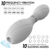 New Bowling Shape Vagina Sucking Vibrator For Women Clitoris Nipples Sucker G-spot Stimulator USB Charging Sex Toys For