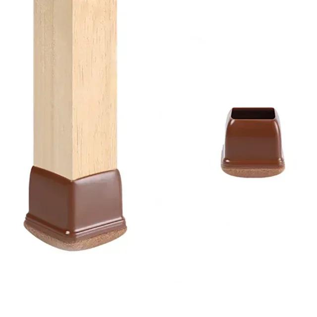 

Силиконовый защитный чехол Бесшумные накладки на ножки стола и стула Чехол на ножки стула Защита пола с толстыми войлочными накладками Силикон S 14-19mm&12 Pcs