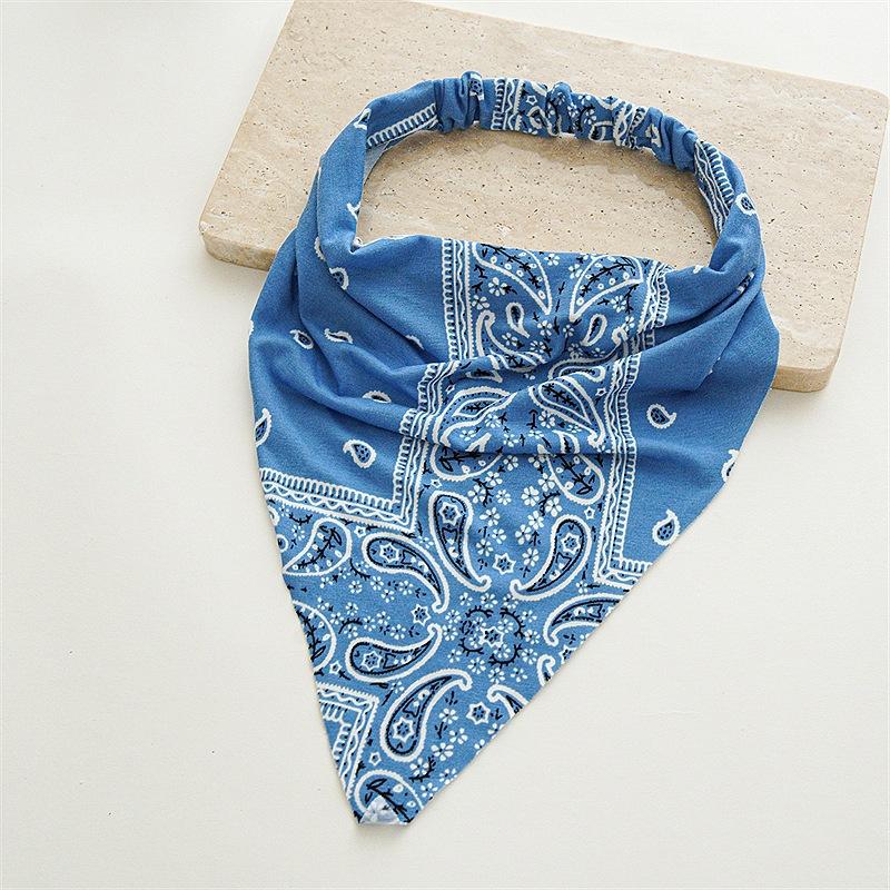 New Vintage-style Literary Headscarf for Women - Triangular Scarf, Versatile, High Elasticity, Durable, Perfect for Headwear Accessories.