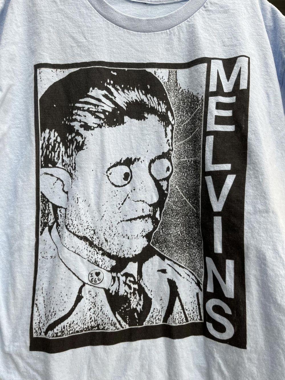 Melvin’s Band T-shirt Melvin’s Retro Style White Unisex T shirt Reprint KH15786 S