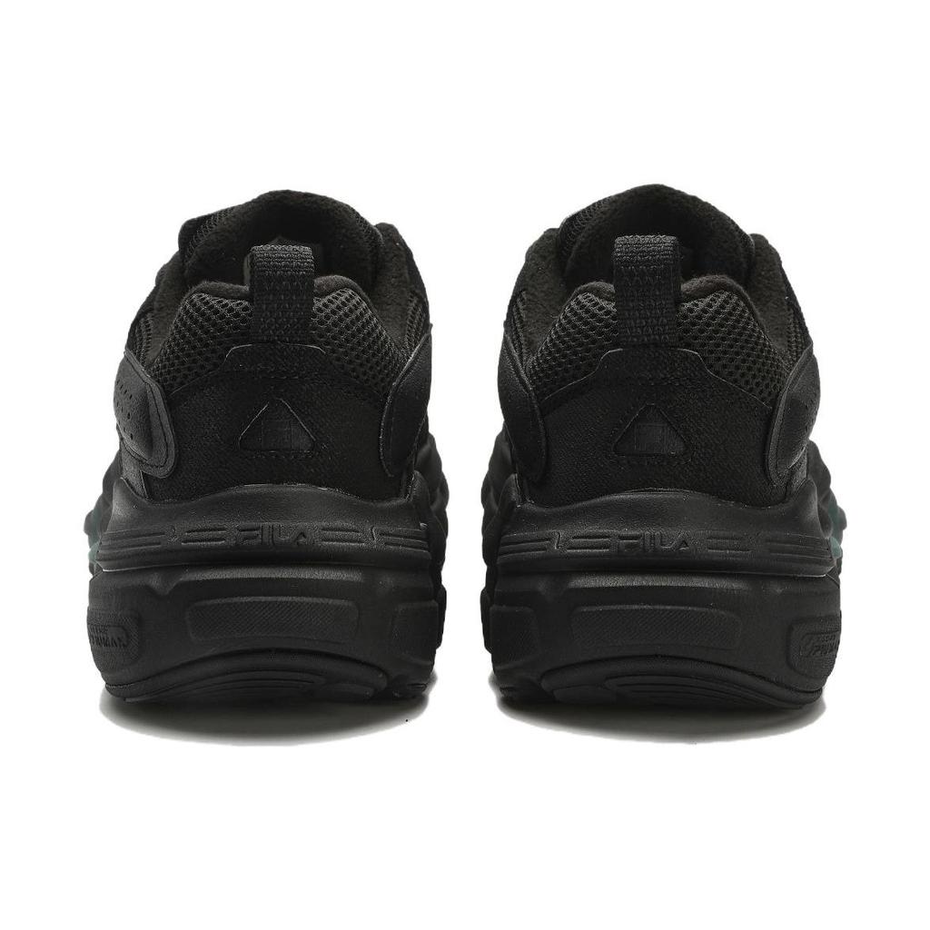 Fila Et Lace-Up Fleece Low-Top Running Shoes Men Sneakers Black F12M342119ABK