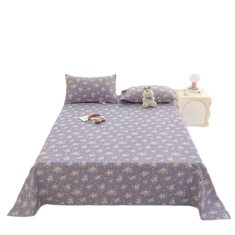 Class A Baby & Mom Double Layer Gauze Printed 3-Piece Bedding Set - Washed Cotton