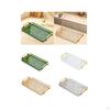 Bathroom Tray,Dessert Plate with Handle,Rectangular Serving Tray,Hotel Dinner Breakfast
