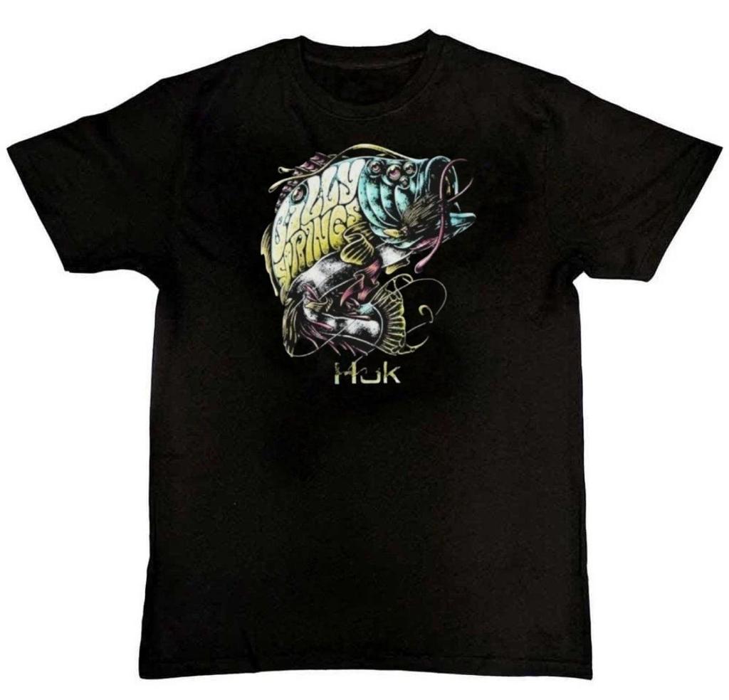 Billy Strings Huk Fishing Graphic Print Mens T-Shirt
