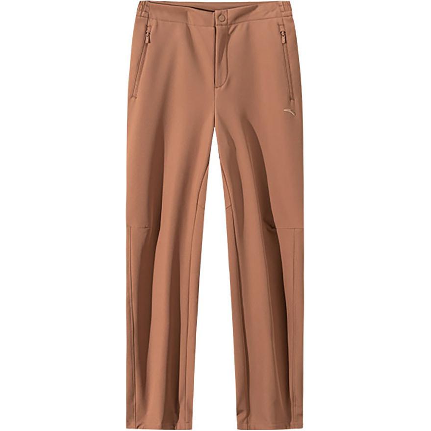 

Anta Удобные Повседневные Простые Прямые Штанины Облегающего Кроя Вязаные Спортивные Штаны Женские низ Темно-Кофейный 162447517N-5 M