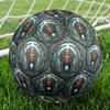 Steampunk Ankylosaurus Portal Round Football Size 5 Adult Ball Suitable for Training Matches and Outdoor Team.