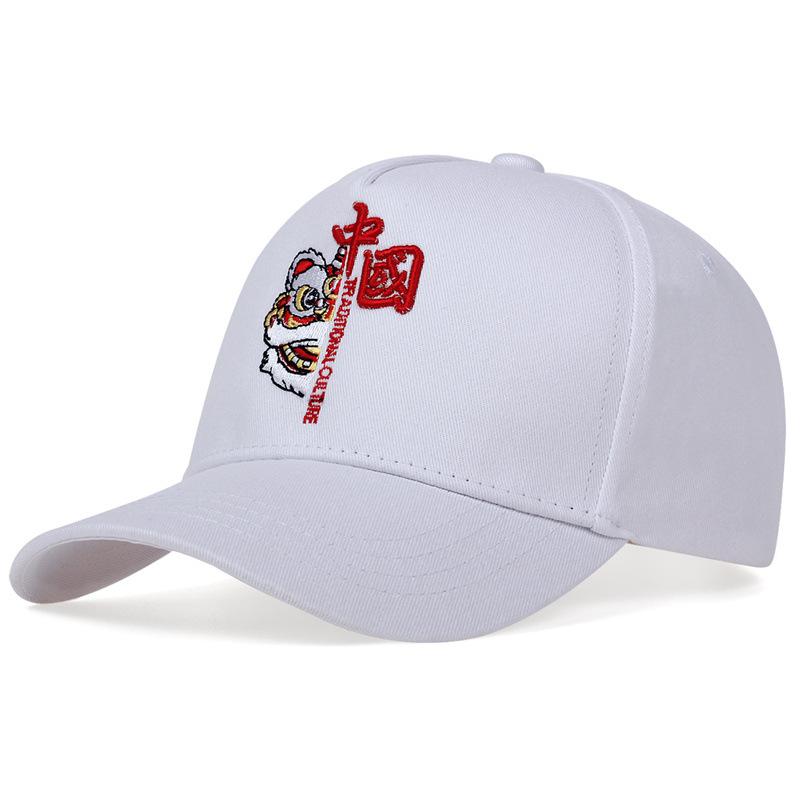 

Модная бейсболка в китайском стиле с вышивкой, солнцезащитные кепки для мужчин, женщин, унисекс-подростков, вышитая плоская кепка в стиле хип-хоп 54-61CM