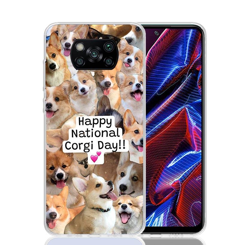 

Cute Lovely Corgi Dogs Phone Case For Xiaomi Poco X7 X6 X5 Pro F7 Ultra Redmi 15C 15 13 13C 12 12C 10 10A 10C 9 9A 9C 9T Cover P Redmi 10