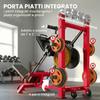 Leg Press Machine with Wheels. Adjustable and Squat