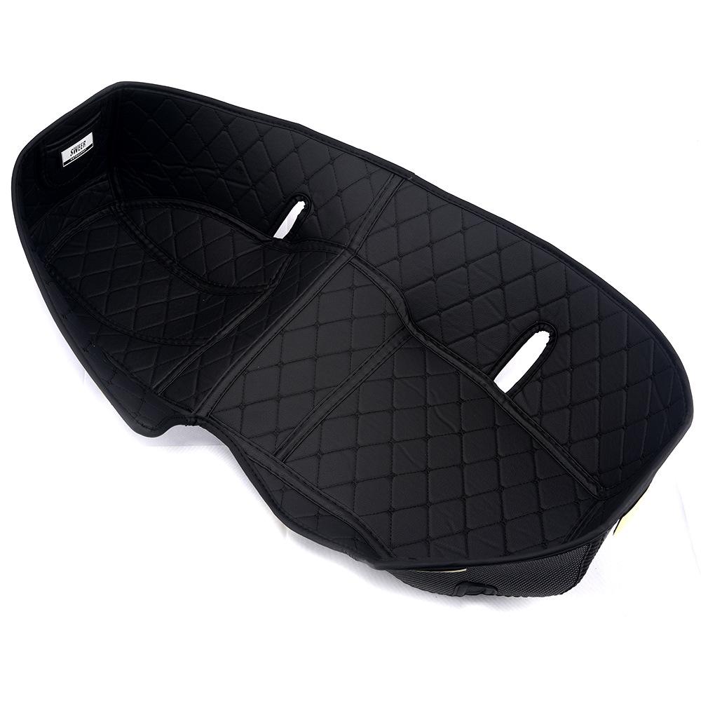 

For HONDA for FORZA125 for FORZA250 for FORZA NSS 125 250 17-23 Seat Storage Box Leather Rear Trunk Cargo Motorcycle Accessories black-ZA350