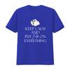 Feta Cheese Lover Mens T Shirt Keep Calm and Put on Everything Unique  vintage Washed Comfortable Stretched designer clothes
