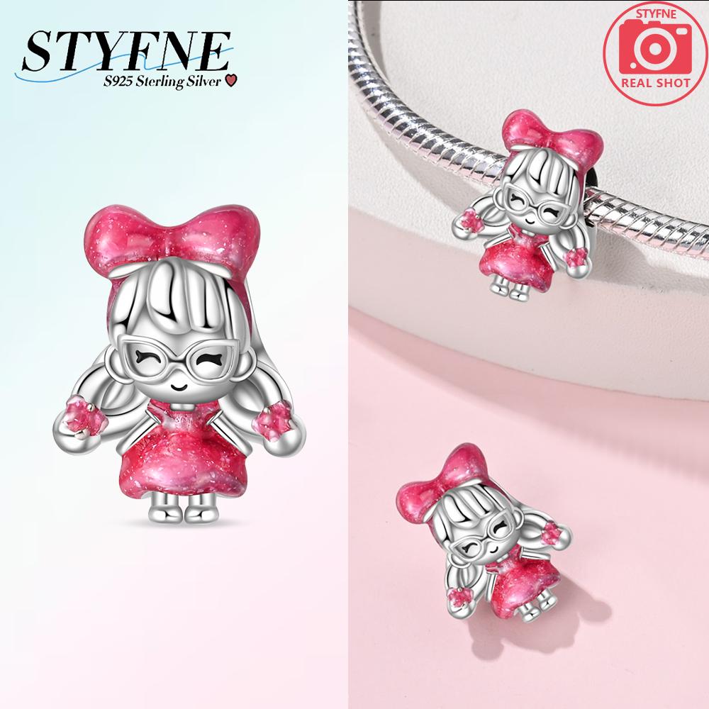 

Original Certified Love Heart Snowflake Flower Gold Star Charms Beads Copper Fit Bracelet Jewelry Women Diy Gift