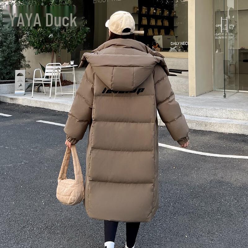Yaya Women's 2025 Winter Mid-Length Hooded Down Jacket
