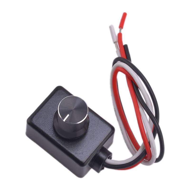 DC 12V LED Lamp Rotary Control Dimmer Switch Kit for Car RV Camper Trailer Van Truck Recreational Vehicles Marine Boat