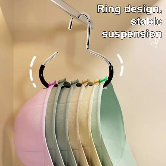 2/10Pcs Baseball Cap Racks Hat Hangers Non-Slip Design Large Capacity Strong Load-bearing Easily Accessible Hat Storage Organizer