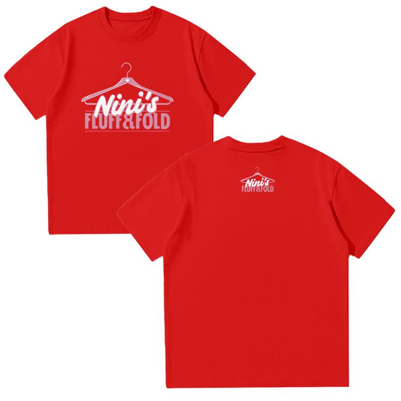 

Summer Women Cotton T Shirt Kehlani Nini S Fluff & Fold Logo Tee Trendy Casual Y2K Clothing Crewneck Short Sleeve T-shirt Unisex S