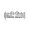 INS Popular hiphop European and American Hip-Hop Gold Teeth Set Sharp Teeth Jewelry Micro-Inlaid Gold Teeth Decoration Teeth Manufacturer