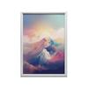 Pastelowe Górskie Marzenie Pastelowe Górskie Marzenie, 50X70 Cm, Rama Drewniana Jasny Dąb, Papier Matowy 230 Gsm