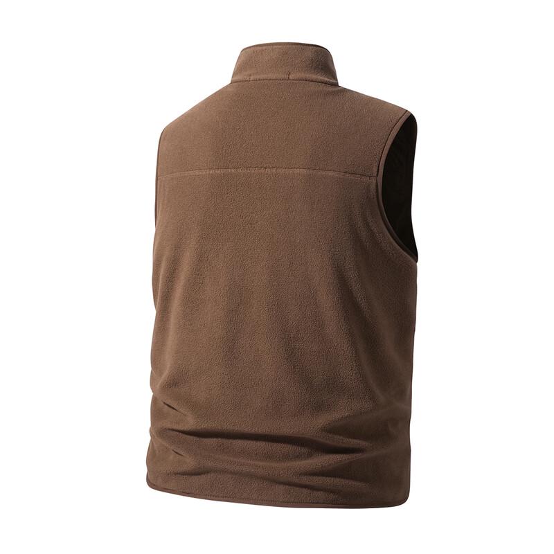 MARK FAIRWHALE Men's Stand Collar Fleece Vest