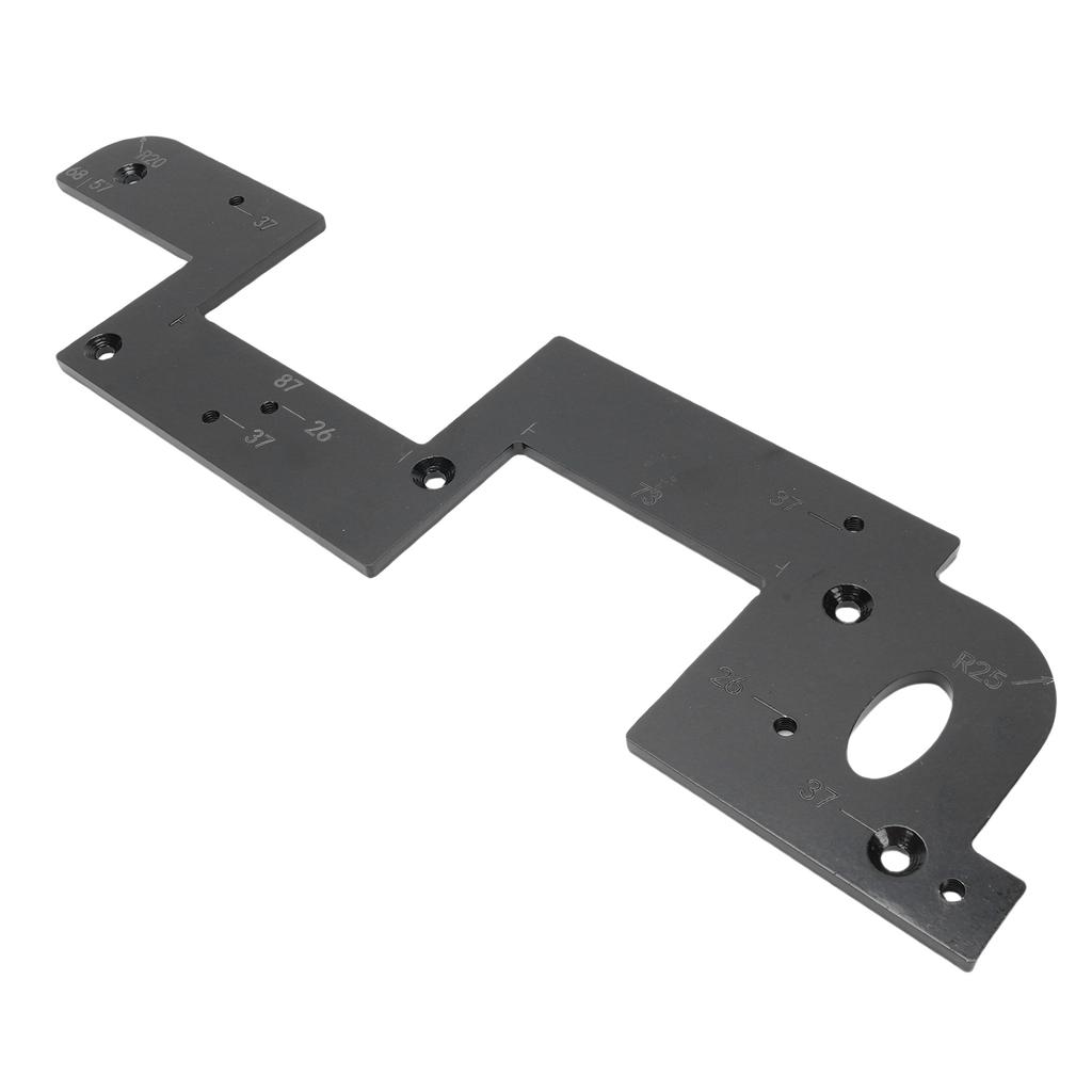 Slotting Mold Template Arc Alloy Steel Arc Grooving Auxiliary Tool for Woodworking Projects