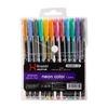 60-12pcs/set Fluorescent Gel Pens for Drawing and Handbooks, 1.0mm Tips - Ideal for Students and Classrooms.