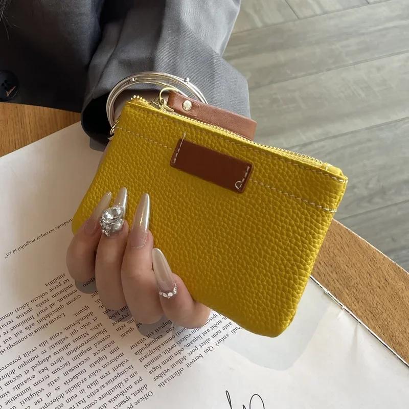 1pcs Ultra-thin Simple Women's Genuine Leather Wallet New Model Coin Purse Multi-functional Key Coin Card Fashion Short Purse