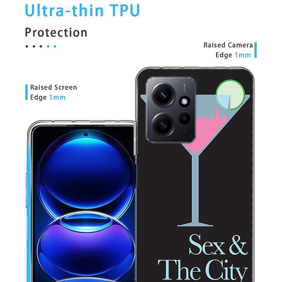 Sex and the City Phone Case For Redmi Note 14 15 Pro 5G 13 12 Pro Plus 11 11T 11E 11S 10 Pro 10S 9 9S Cover Cell Clear TPU Capa