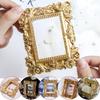 2Pcs Gold Silver White Mini Retro Photo Frame Jewelry Props Product Photo Accessories Props Ornaments Photography Background