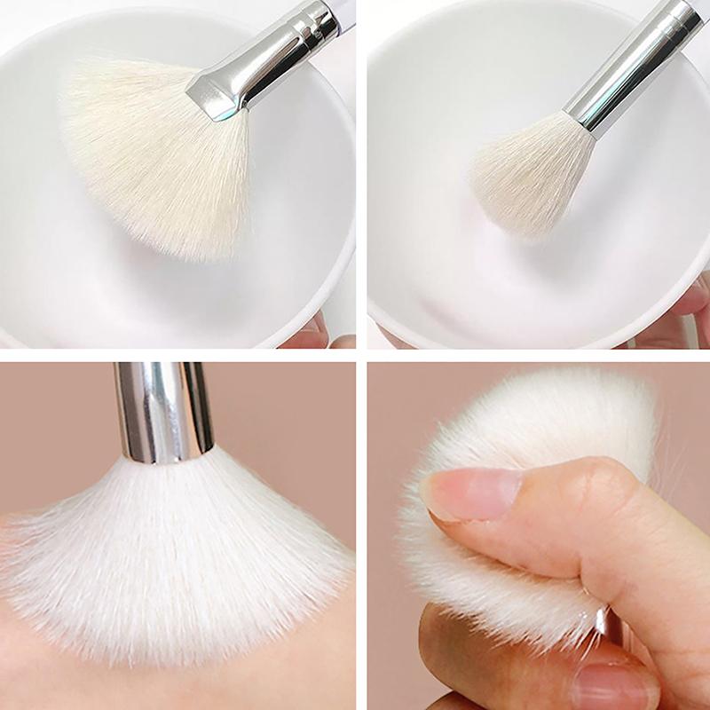 Facial Cleanser Brush Soft Hair Face Massage Wash Brush Face Mask Brush Portable Skin Care Tool