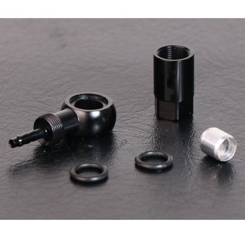 Precisions Machined Aluminum Brake Hose Oil Pipe And Barbs Fitting Set Suitable for Mountain Bike Hydraulic Disc Brakes