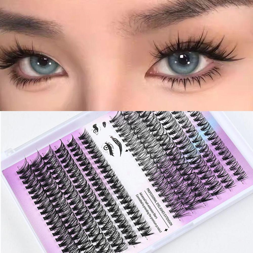 Wispy Style False Eyelashes Bond and Seal DIY Lash Extension Kit Eye Lash Extension