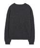 WEST GRAND BOULEVARD Semi-Over Wool Blended Knit Charcoal