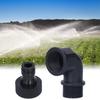 2Set Elbow Connector Adaptable Hose Adapter with Nipple Connector for Garden Outdoor(G3/4 Directional Elbow Female and Male Thread Nipple )