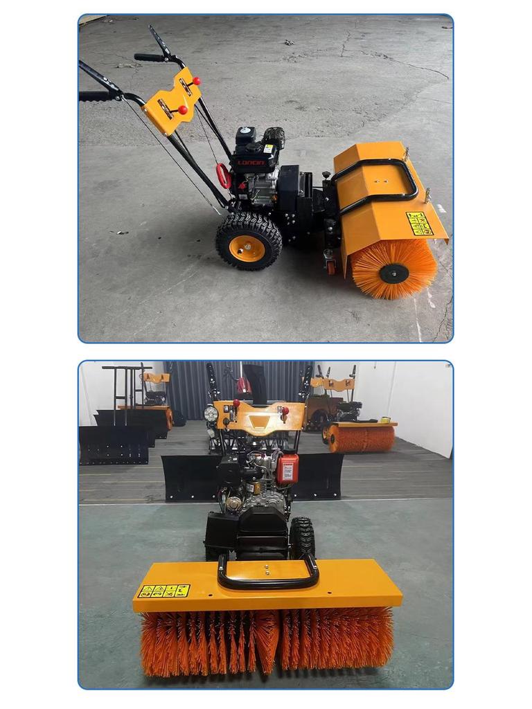 Multifunctional Construction Site & Road Snow Sweeper
