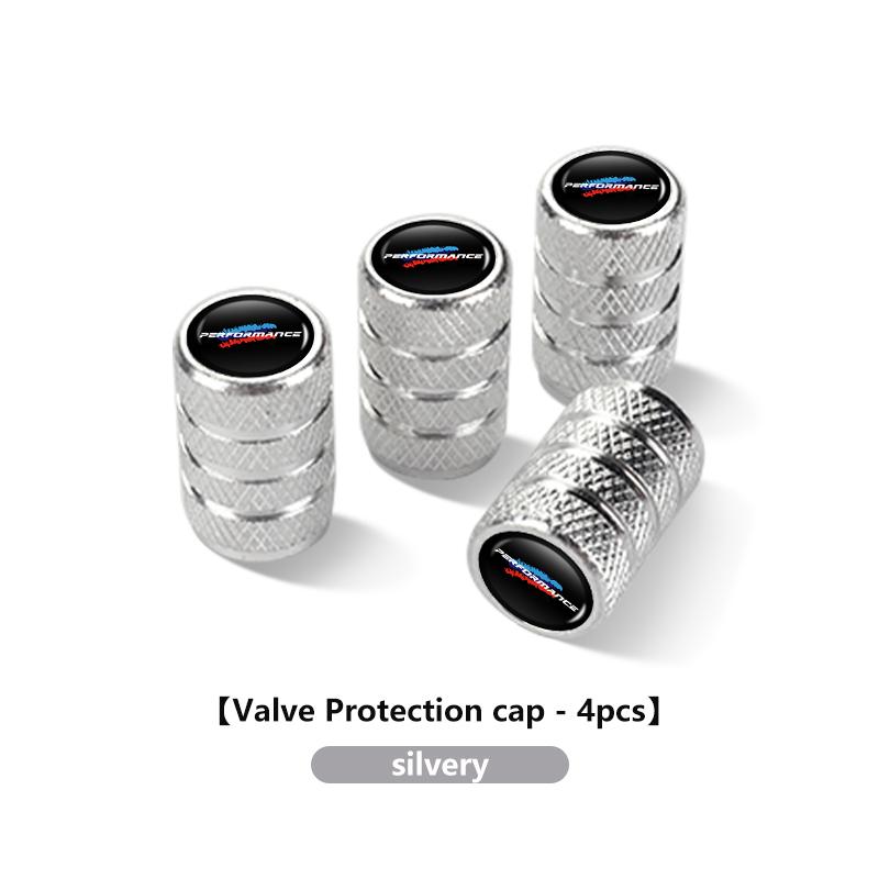 For BMW 4Pcs Car Wheel Air Valve Dust Cap Tire Valve Stem Cover Auto Accessories E90 E60 E46 E39 F30 F10 E87 X3 X4 X5 X1 G30 G20